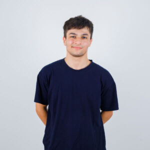 Navy Blue Plain Men T-Shirt