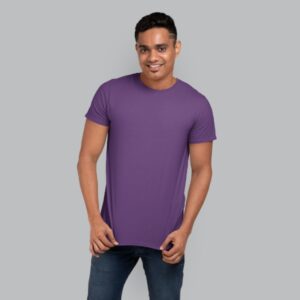 purple plain shirt for men