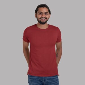 maroon tshirt for men