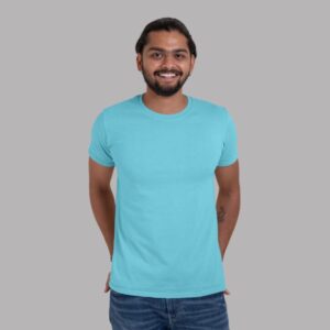 sky blue mens tshirt